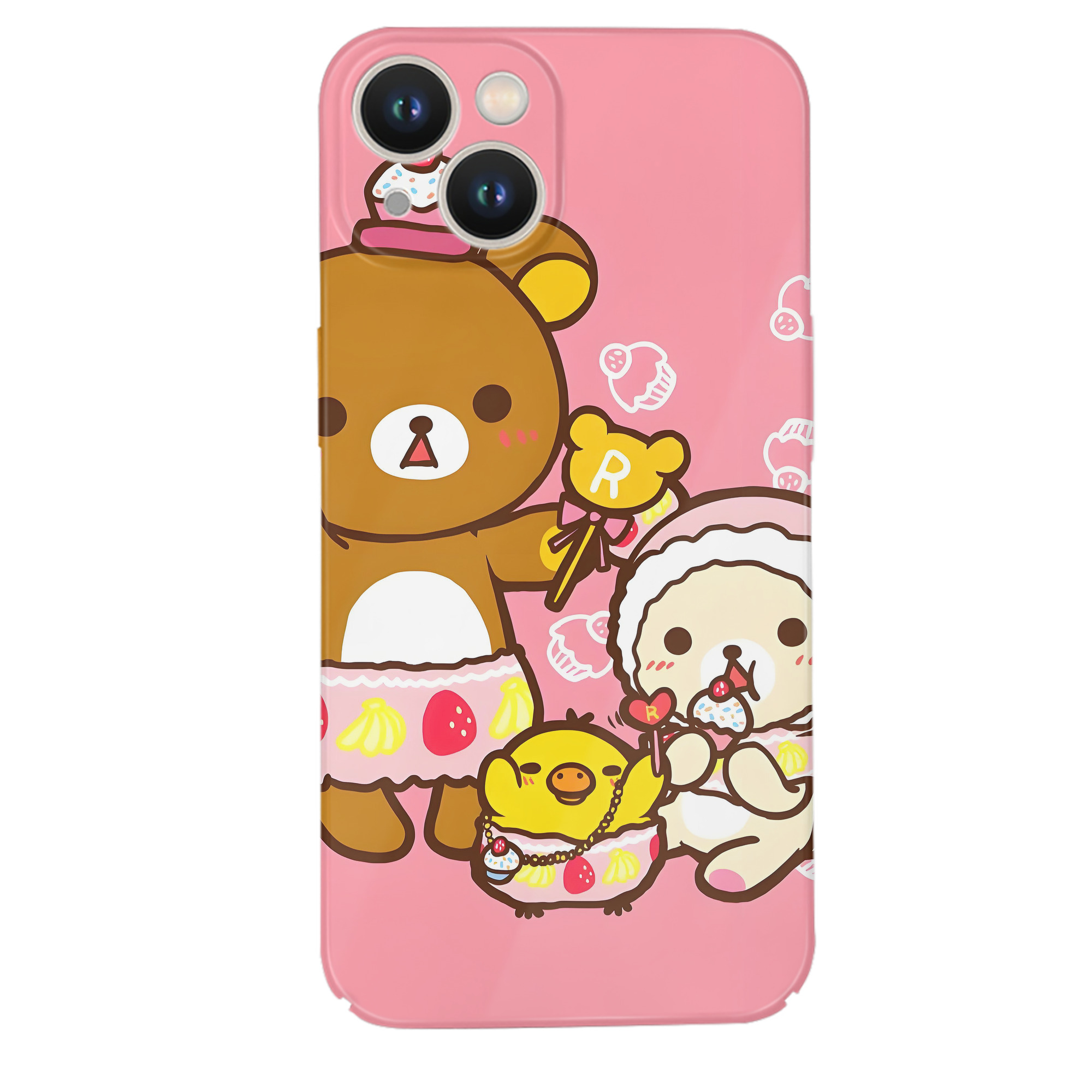 （画像用） リラックマ リラックマ キイロイトリ Rilakkuma Korilakkuma Kiiroitori 【iPhone 14シリーズ対応】ハードケース